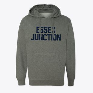 Essex Junction Vermont Classic Block Cotton Hoodie Sweatshirt