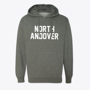 North Andover Massachusetts Classic Block Cotton Hoodie Sweatshirt