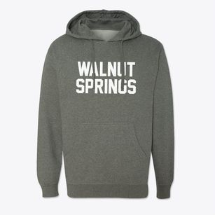Walnut Springs Texas Classic Block Cotton Hoodie Sweatshirt