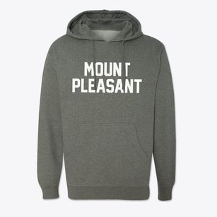 Mount Pleasant Texas Classic Block Cotton Hoodie Sweatshirt