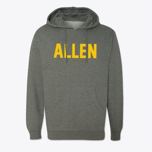 Allen Texas Classic Block Cotton Hoodie Sweatshirt