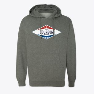 Bourbon Missouri Diamond Star Cotton Hoodie Sweatshirt