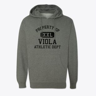 Viola Illinois Athletic Dept Cotton Hoodie Sweatshirt