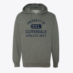 Cloverdale Oregon Athletic Dept Cotton Hoodie Sweatshirt