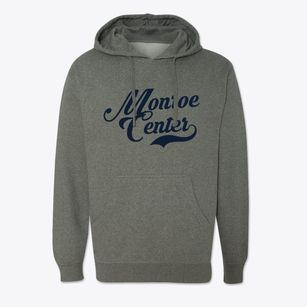 Monroe Center Illinois Vintage Team Cotton Hoodie Sweatshirt