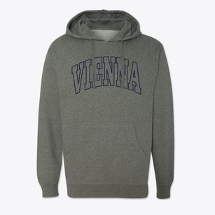 Vienna Georgia Trendy Block Cotton Hoodie Sweatshirt