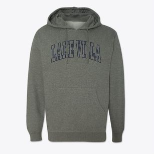 Lake Villa Illinois Trendy Block Cotton Hoodie Sweatshirt