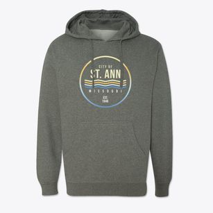 St. Ann Missouri Color Fade Cotton Hoodie Sweatshirt