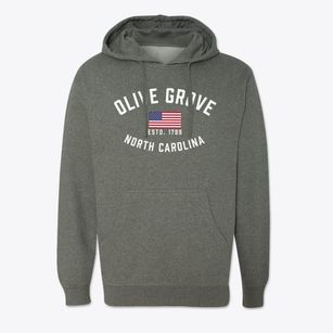Olive Grove North Carolina Patriot Cotton Hoodie Sweatshirt