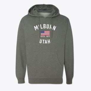 Milburn Utah Patriot Cotton Hoodie Sweatshirt