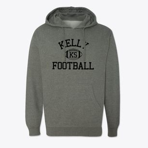 Kelly Kansas Football Cotton Hoodie Sweatshirt