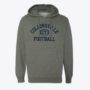 Collinsville Connecticut Football Cotton Hoodie Sweatshirt