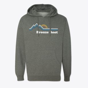 Bronze Boot Arizona Mountain View Cotton Hoodie Sweatshirt