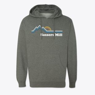 Sassers Mill North Carolina Mountain View Cotton Hoodie Sweatshirt