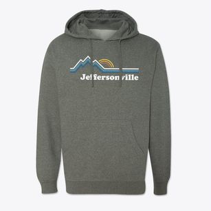 Jeffersonville Arkansas Mountain View Cotton Hoodie Sweatshirt