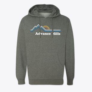 Advance Mills Virginia Mountain View Cotton Hoodie Sweatshirt