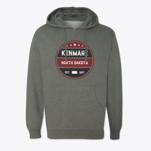 Kenmare North Dakota Americana Cotton Hoodie Sweatshirt
