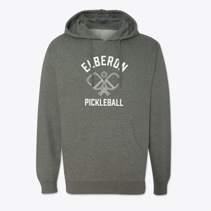 Elberon Iowa Pickleball Cotton Hoodie Sweatshirt