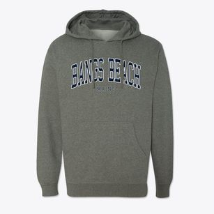 Bangs Beach Maine Traditional Cotton Hoodie Sweatshirt