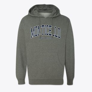 Monticello New Mexico Traditional Cotton Hoodie Sweatshirt