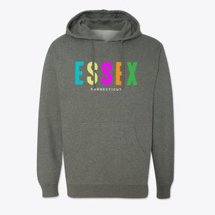 Essex Connecticut Color Pop Cotton Hoodie Sweatshirt