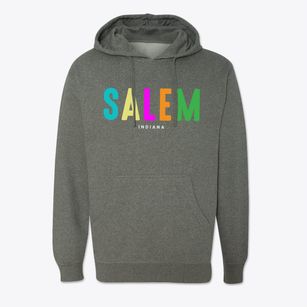 Salem Indiana Color Pop Cotton Hoodie Sweatshirt