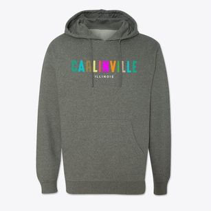 Carlinville Illinois Color Pop Cotton Hoodie Sweatshirt