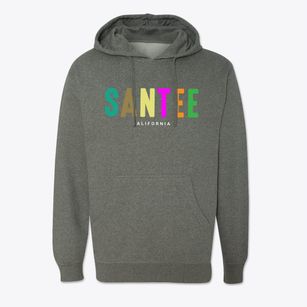 Santee California Color Pop Cotton Hoodie Sweatshirt
