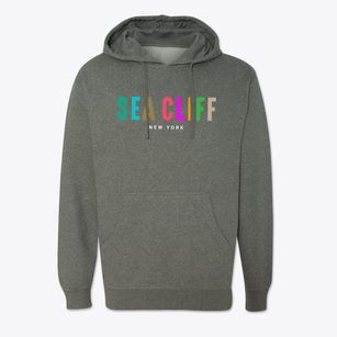 Sea Cliff New York Color Pop Cotton Hoodie Sweatshirt