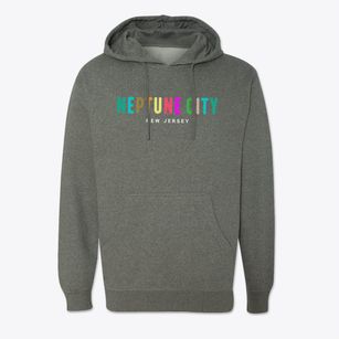 Neptune City New Jersey Color Pop Cotton Hoodie Sweatshirt