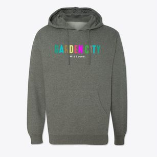 Garden City Missouri Color Pop Cotton Hoodie Sweatshirt