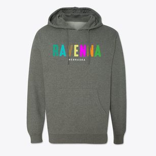 Ravenna Nebraska Color Pop Cotton Hoodie Sweatshirt