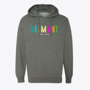 Belmont New York Color Pop Cotton Hoodie Sweatshirt