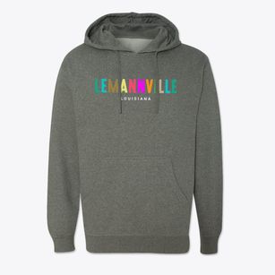 Lemannville Louisiana Color Pop Cotton Hoodie Sweatshirt