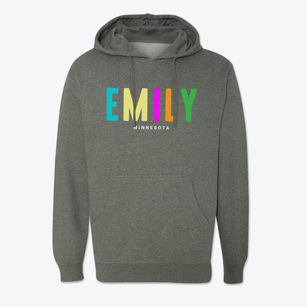 Emily Minnesota Color Pop Cotton Hoodie Sweatshirt