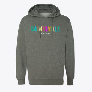 Gainesville Missouri Color Pop Cotton Hoodie Sweatshirt