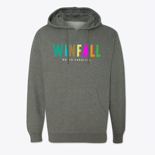 Winfall North Carolina Color Pop Cotton Hoodie Sweatshirt
