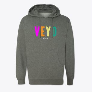 Veyo Utah Color Pop Cotton Hoodie Sweatshirt