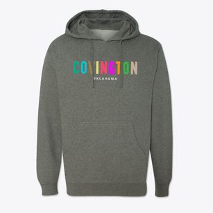 Covington Oklahoma Color Pop Cotton Hoodie Sweatshirt