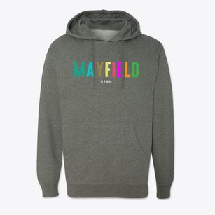 Mayfield Utah Color Pop Cotton Hoodie Sweatshirt