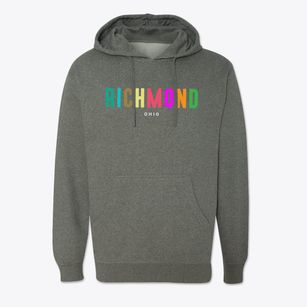 Richmond Ohio Color Pop Cotton Hoodie Sweatshirt
