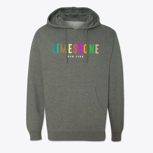 Limestone New York Color Pop Cotton Hoodie Sweatshirt