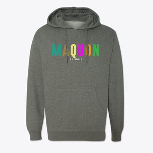 Maquon Illinois Color Pop Cotton Hoodie Sweatshirt
