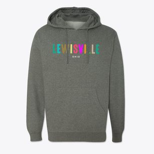 Lewisville Ohio Color Pop Cotton Hoodie Sweatshirt