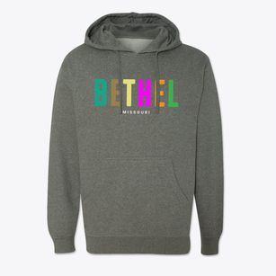 Bethel Missouri Color Pop Cotton Hoodie Sweatshirt