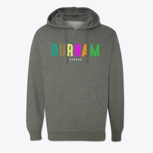 Durham Kansas Color Pop Cotton Hoodie Sweatshirt