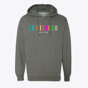Lewisboro New York Color Pop Cotton Hoodie Sweatshirt