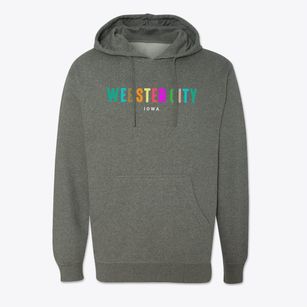 Webster City Iowa Color Pop Cotton Hoodie Sweatshirt