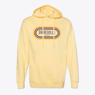 Dareville Illinois Color Loop Cotton Hoodie Sweatshirt
