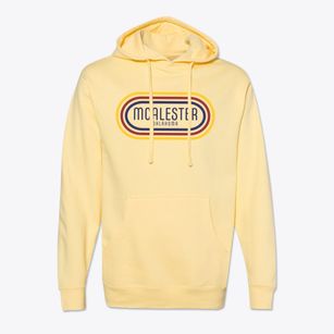 McAlester Oklahoma Color Loop Cotton Hoodie Sweatshirt